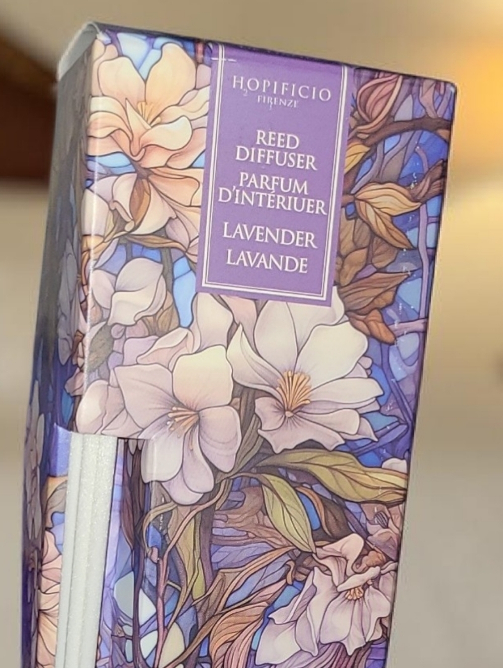 Hopificio Lavender Reed Diffuser - Floral Purple Box - Picture 3 of 3